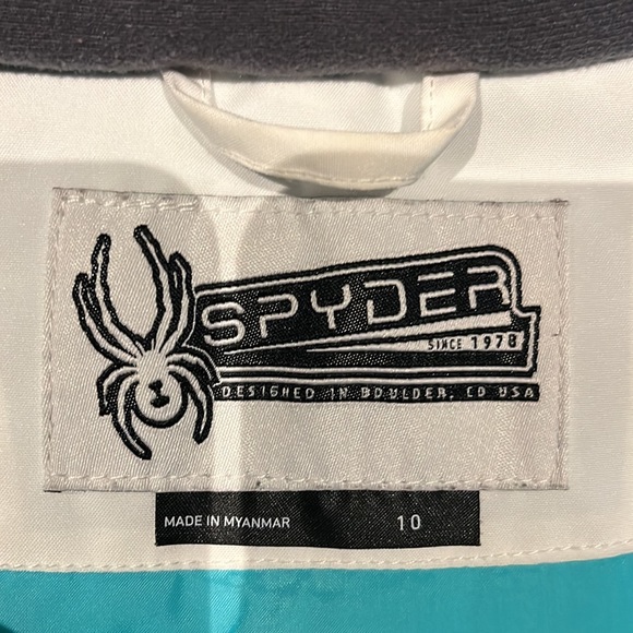 Spyder girls ski jacket size 10 - Picture 2 of 11